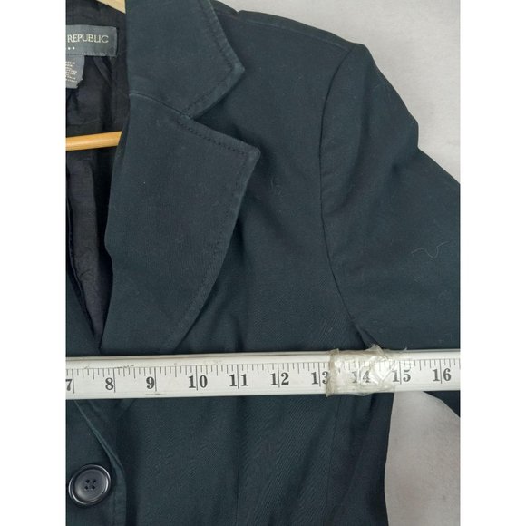 Banana Republic black jacket size 6 casual look - Picture 4 of 6